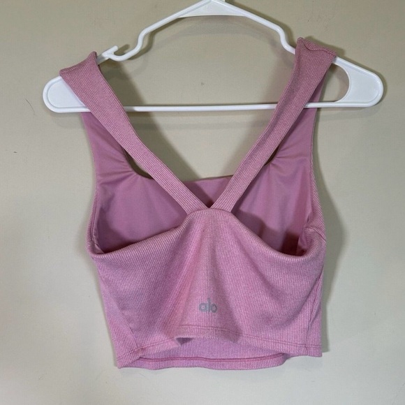 Alo Ribbed Tank Top - Picture 3 of 6